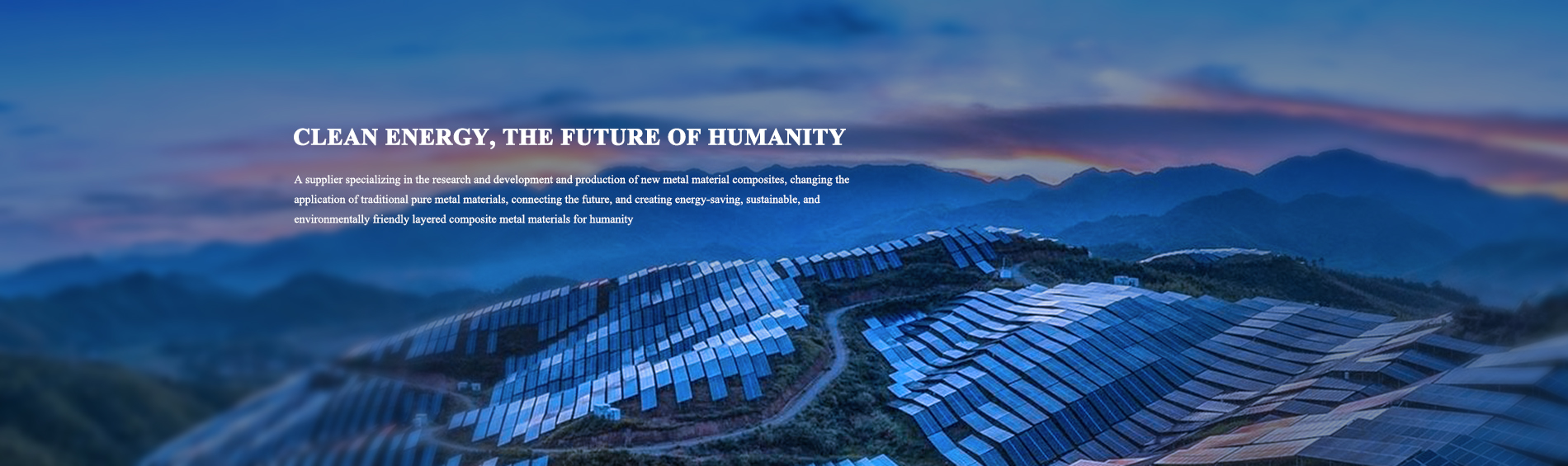 Clean energy, the future of humanity